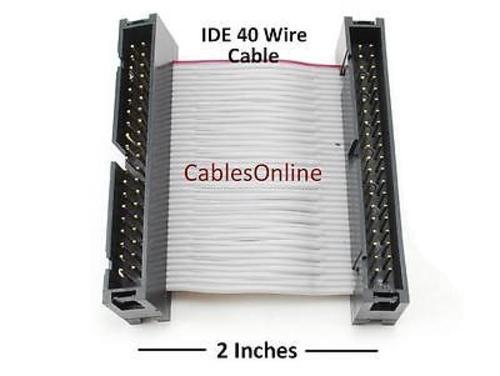 2 inch 40-Pin Male/Male IDE Gender Changer Ribbon Cable - Picture 2 of 2