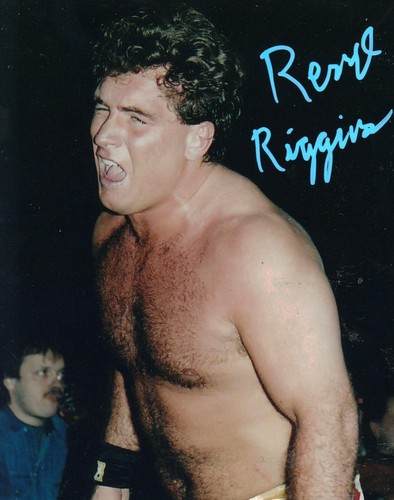WWF Reno Riggins Hand Signed Neal Hargrove WWE Enhancement Wrestling 8X10 Photo