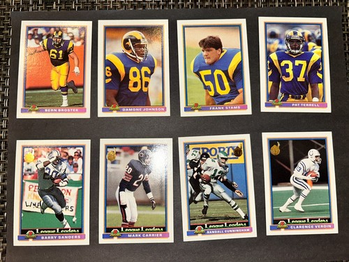1991 BOWMAN FOOTBALL CARDS 8-553 YOU CHOOSE NFL TOPPS FREE SHIPPING - Picture 10 of 20