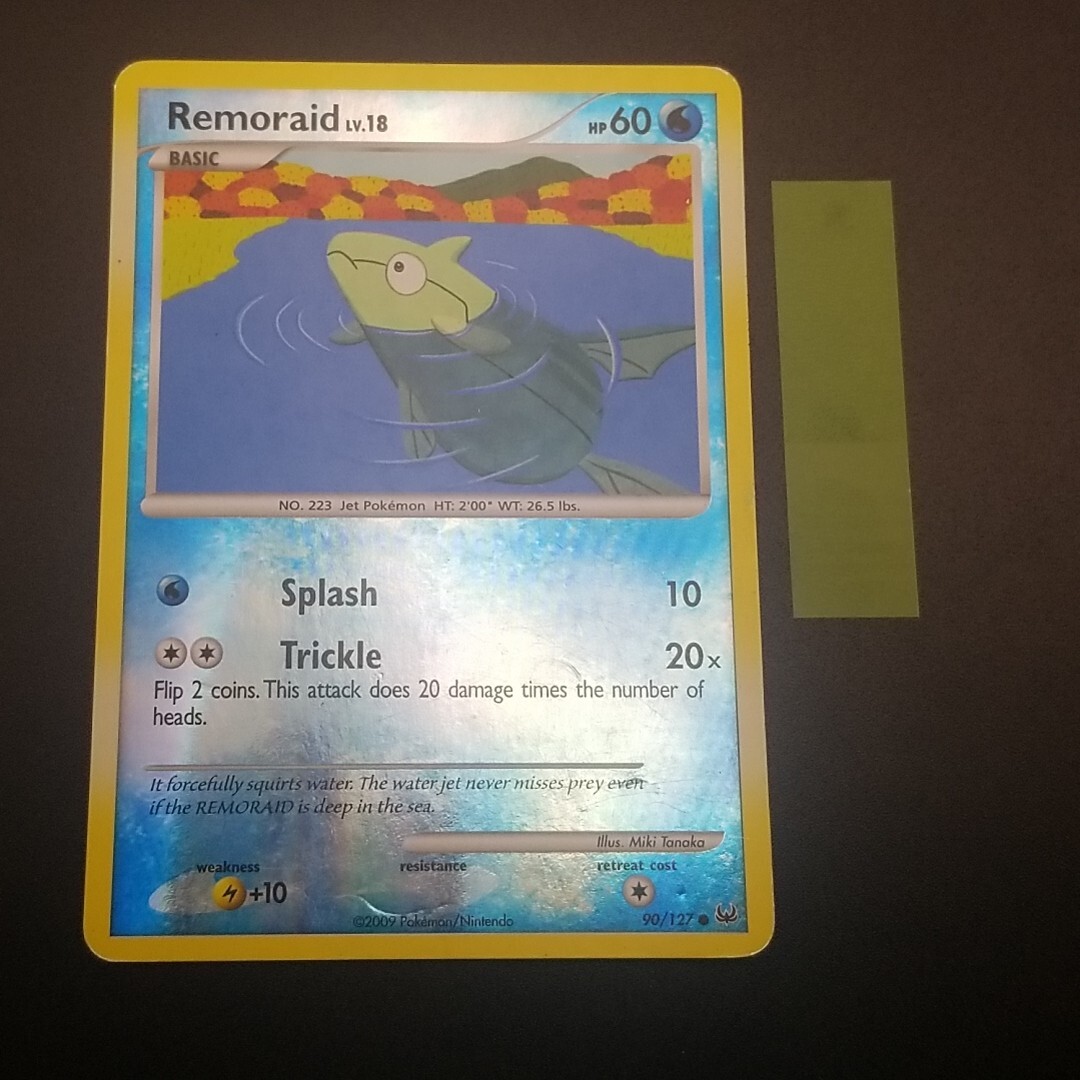 REMORAID 90/127 REVERSE Holo COMMON - PLATINUM 2009 NINTENDO Pokemon Card MP/LP