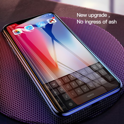 For iPhone X XS XR 0.2mm Full Tempered Glass Anti-Blue Light Film - Picture 2 of 18