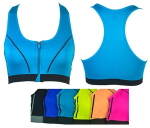 brassiere sport zip