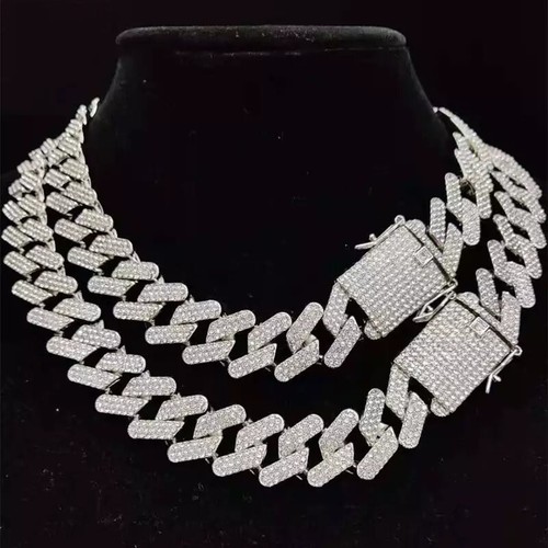 Cadenas de Titanium ® Chapada en Oro 14K Para Hombre Cadena Cubana Joyería Fina - Picture 7 of 12