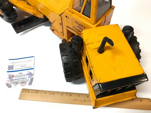 1970's Vintage Pressed Steel Mighty Tonka Road Grader RARE ORANGE #54726 - Picture 4 of 12