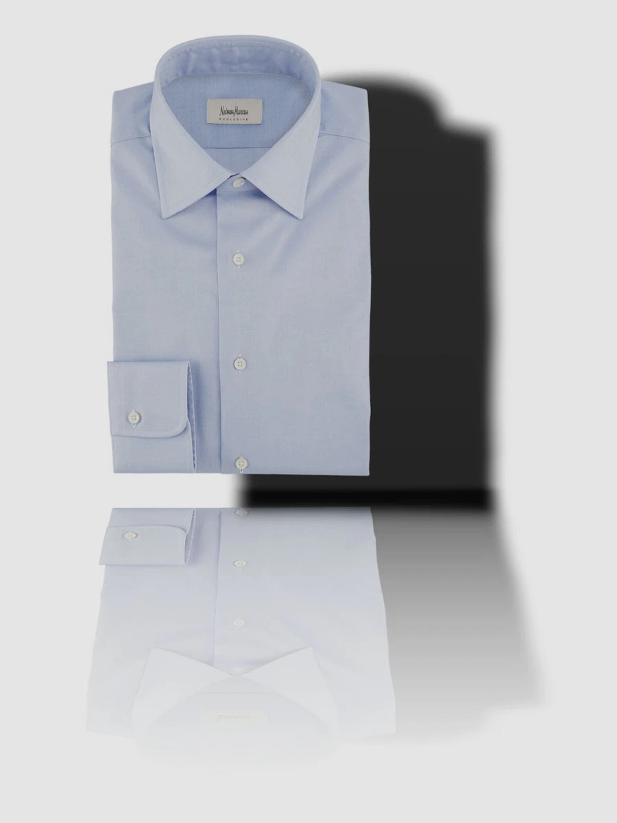 Neiman Marcus Solid 100% Cotton Dress Shirts for Men for sale | eBay