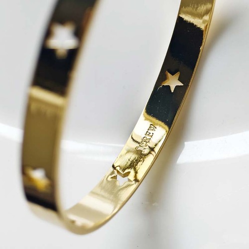 Nuevo Brazalete Redondo Estrella Tono Dorado Jcrew Regalo Moda Mujeres Fiesta Vacaciones Joyería - Imagen 3 de 4