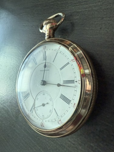 1900 Waltham Vanguard Model 1892 - 21 Jewels 18 Size - 10K Gold Filled - Works - Picture 5 of 8