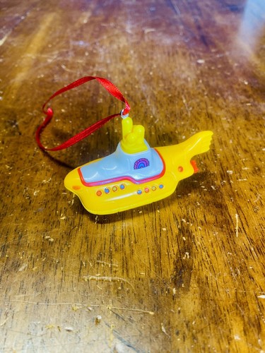 NEW The BEATLES YELLOW SUBMARINE Christmas Ornament Gift Present Sgt Peppers - Picture 2 of 4