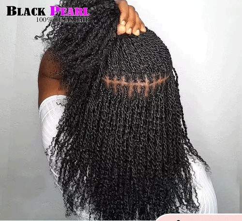 Top peruano rizado rizado mini giro QVR stock de EE. UU. cabello humano afro rizado a granel para - Imagen 16 de 28