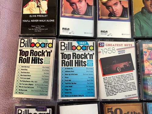 15 Cassettes~ELVIS & 50s Classic Anthologies w/Storage Case - Picture 5 of 11