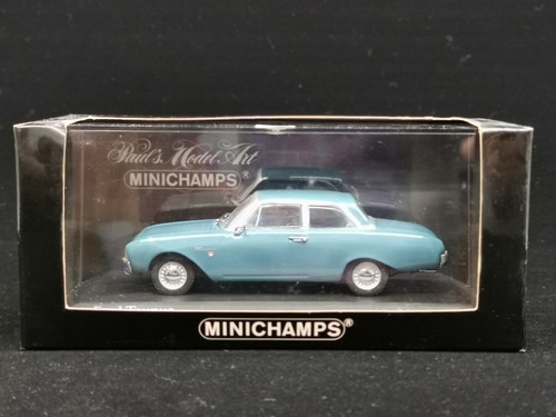 New 1:43 Minichamps Model Ford Taunus Aquablau Saloon 1960 Blue 430085104 - Picture 10 of 10