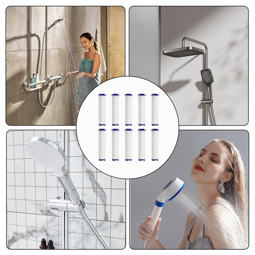 10 Pcs Shower Head Replacement PP Cotton Filter Cartridge Water Purification - Picture 3 of 11