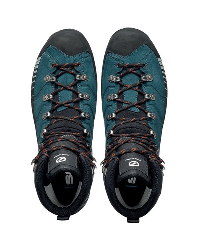 Scarpa Ribelle CL HD Scarponi Alpinismo Uomo, Lake Blue/Grey (Comfort Leather) - Picture 6 of 9
