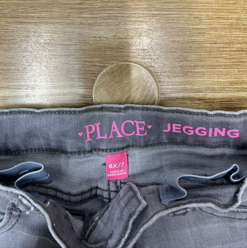 Pantalones Para Niñas PLACE De Mezclilla Jean Elásticos Cintura Ajustable 6X/7 - Picture 9 of 16