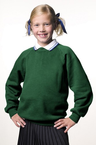 RUSSELL 762B CHILDREN'S RAGLAN SWEAT SCHOOL SWEATSHIRT JUMPER - BOYS GIRLS KIDS - Picture 8 of 11