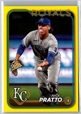 2024 Topps #364 Nick Pratto Yellow