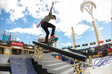 Nyja Huston "Skateboard" signed 8x12 inch photo autograph Nyja Huston "Skateboard" signed 8x12 inch photo autograph