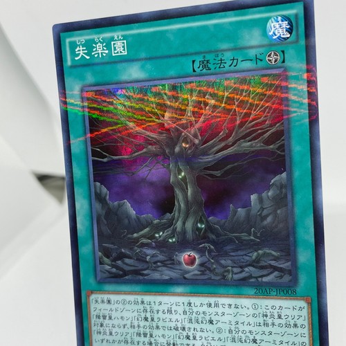 YuGiOh Konami 20AP-JP008 Super Parallel Rare Fallen Paradise Japanese - Picture 7 of 8