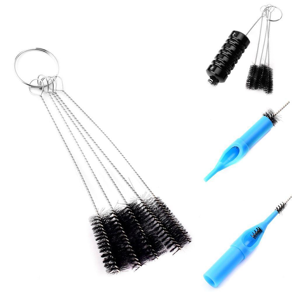 5pcs Cleaning Brushes Portable Gun Tip Brushes Multi-function Tattoo Accessories