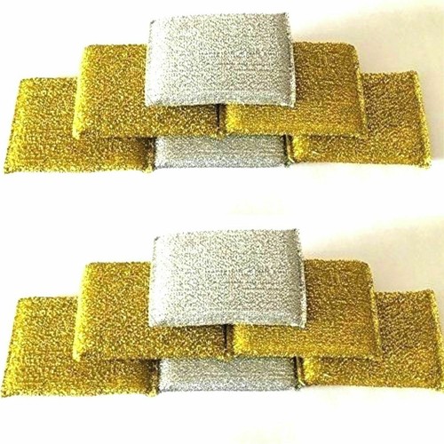 2 X 6 Pcs Shining Multi-purpose Scouring Pads Dish Sponge Washing tool - Picture 2 of 2