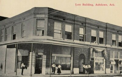 ASHDOWN Arkansas 1900-10s The Lott Building OLD PHOTO