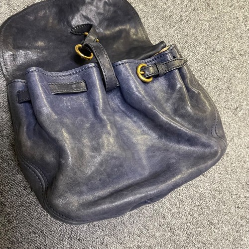 Miu Miu handbag 2way shoulder bag navy leather - Picture 20 of 24