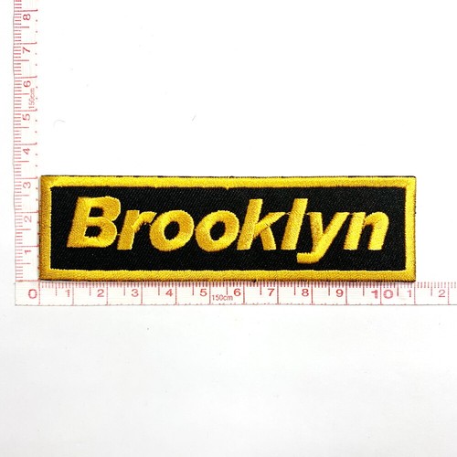 Brooklyn Patch New York Travel Artwork Emblem for DIY Iron on Clothes Backpack - Picture 14 of 17