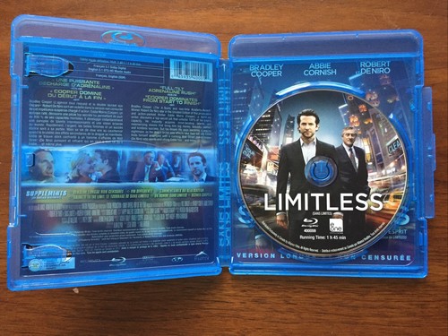 Limitless (Blu-ray Disc - 2011, Unrated & Extended Cut, Canadian) - Picture 2 of 3