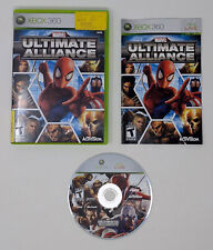 Marvel: Ultimate Alliance (Microsoft Xbox 360) Complete CIB w/Manual - Tested