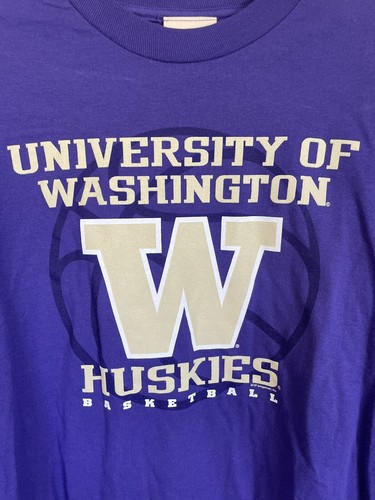 Huskies University Of Washington Basketball ESPN Long Sleeve Shirt Men's XLarge - 第 2/7 張圖片
