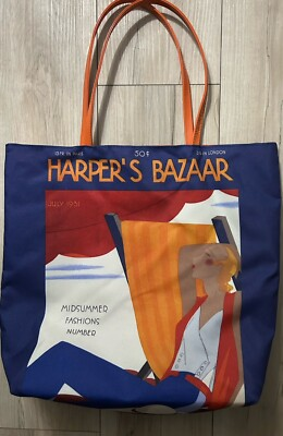 #ad Harper’s Bazaar Retro Bag July 1931 Orange Handle