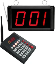 Wireless Queue Calling System Take a Number System with Voice Calling Waiting Nu