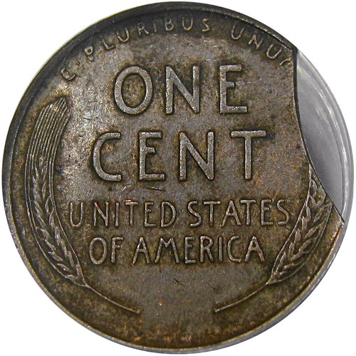 1920 1C ANACS AU53 MAJOR CLIP ERROR LINCOLN ~ CHOICE ORIGINAL PIECE! - Picture 4 of 5