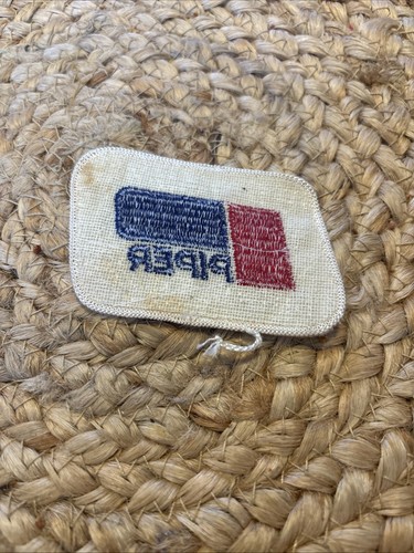 Piper Aircraft Aviation Plane PATCH Rare 70s 80s 3" Sew On Logo Hat Bag - Bild 3 von 3