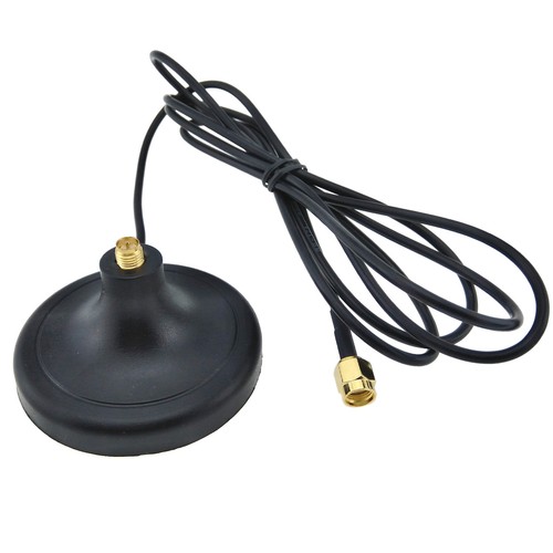 2 Pack WiFi BT Wireless Antenna Stand RP-SMA Extension Cable Magnetic Base Mount - Picture 2 of 8