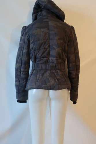 NWT Womens Generation Love "Renee Camo" Olive/Multi Hooded Puffer Jacket M * - Picture 10 of 11