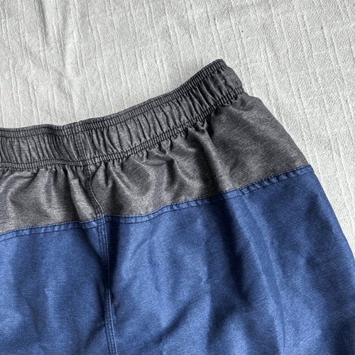 Speedo Mens Swim Trunks Blue Gray Shorts SZ M - Picture 10 of 14