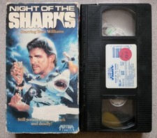 Night of the Sharks (VHS, 1990) Treat Williams Action Adventure Vintage Media