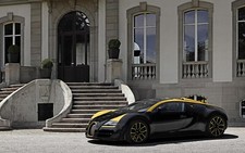 Cars bugatti veyron grand sport vitesse 1 of Desk Mat Stitched