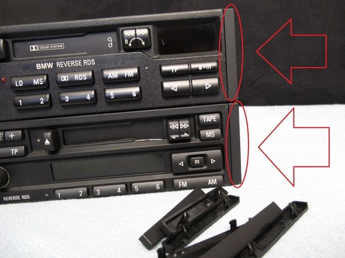 BMW Reverse RDS Bavaria Radio Seitendeckel Kappen 2 Stück BP3835 BP1830 BP1836 BP386 - Bild 7 von 16