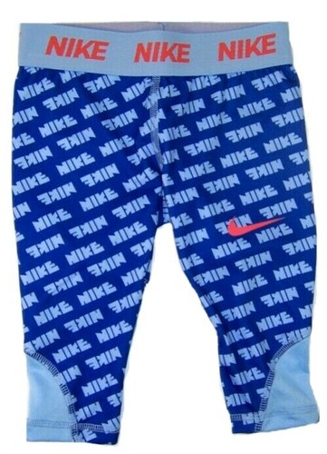 Nike Little Girls Dri-Fit Athletic Capri Leggings NWT  Blue  Size  4   6 or  6X  - Picture 3 of 3