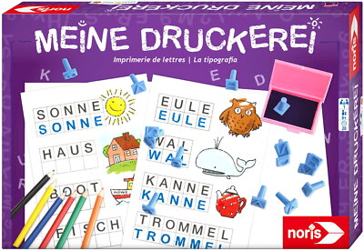 Noris Kinderspiel Aktionsspiel Meine Druckerei 606049106
