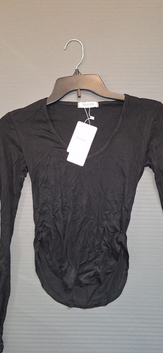 x3 Blouses Womens Sexy Cute Thin Slim Fit Blouse Tops Long Sleeves XS - Picture 8 of 23