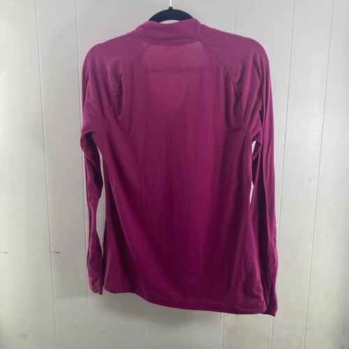 Merino Blend by Paradox pink 1/4 zip long sleeve top size L - Picture 5 of 5