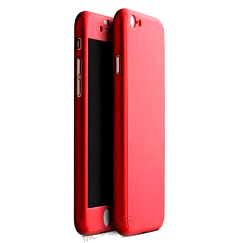 Funda rígida delgada a prueba de golpes para Apple iPhone 7 7 Plus híbrida 360° + vidrio templado - Imagen 22 de 60