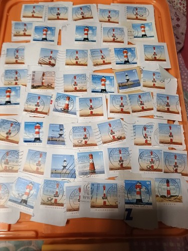 450 Briefmarken "Leuchtturm" 9 x 50 "verschiedene" (siehe Fotos) - Bild 7 von 9