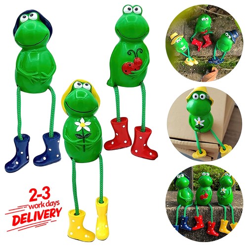 3 Stück Frosch Figuren deko, verspiegelte Frosch-gartenfigur, Figuren für außen - Bild 16 von 18