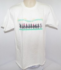 VTG 80s Jerzees Wells Fargo Company Retro Neon Color T Shirt Mens L Made in USA