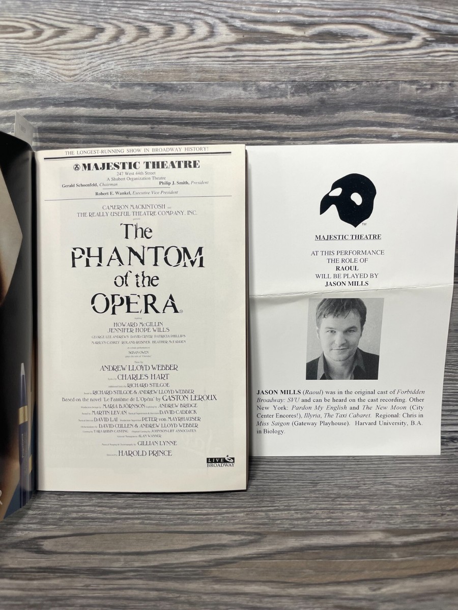 PHANTOM OF THE OPERA, PLAYBILL, JUNE 2007, MAJESTIC THEATRE