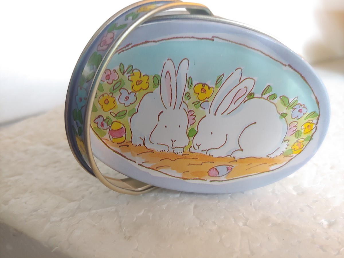 Rabbit Basket Tin with Handle Rabbit Basket Tin with Handle